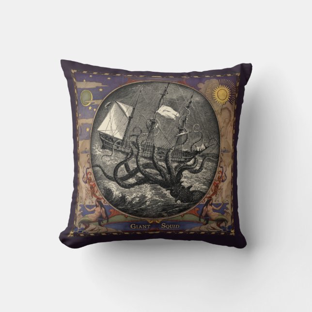 Kraken Dekorativ kudde II (Framsida)