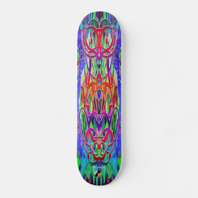 Kraken g-cat Pro Mini Skateboard Bräda 18,5 Cm (Framsida)