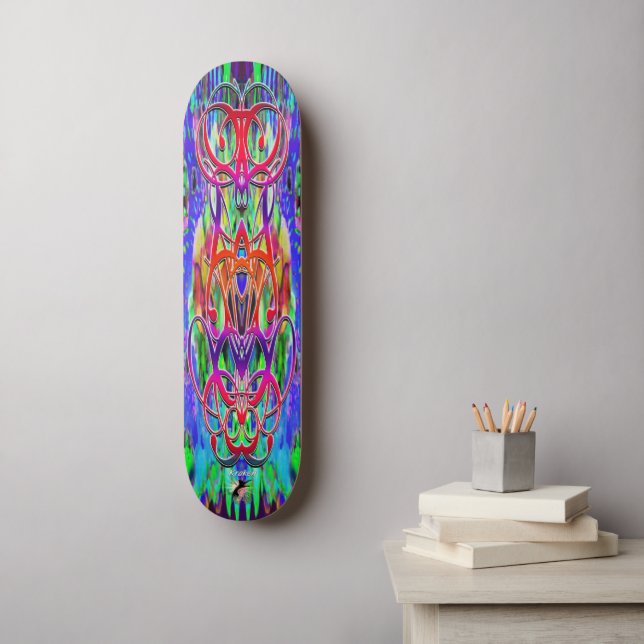 Kraken g-cat Pro Mini Skateboard Bräda 18,5 Cm (Väggkonst)