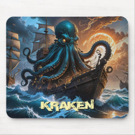 Kraken Giant Squid Octopus som Monster Creature Musmatta