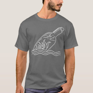 Kraken i flaska t shirt