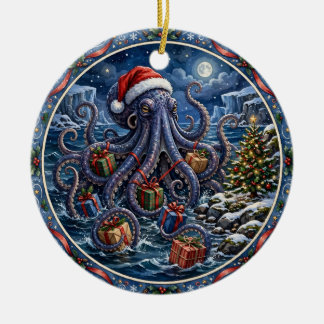 Kraken julklappar Ornament