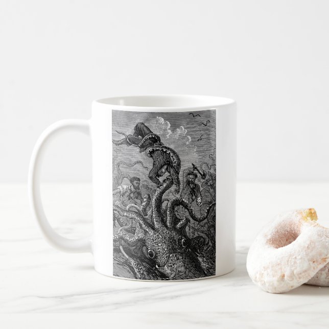 Kraken Kaffemugg (Med munk)