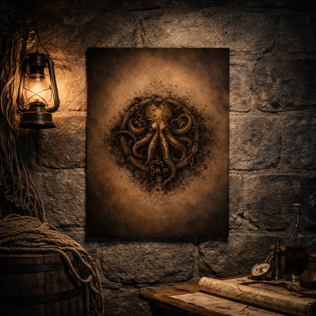 Kraken Mark Pirate Sigil Poster (Skapare uppladdad)