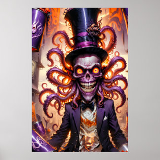 Kraken Monster Magiker Poster
