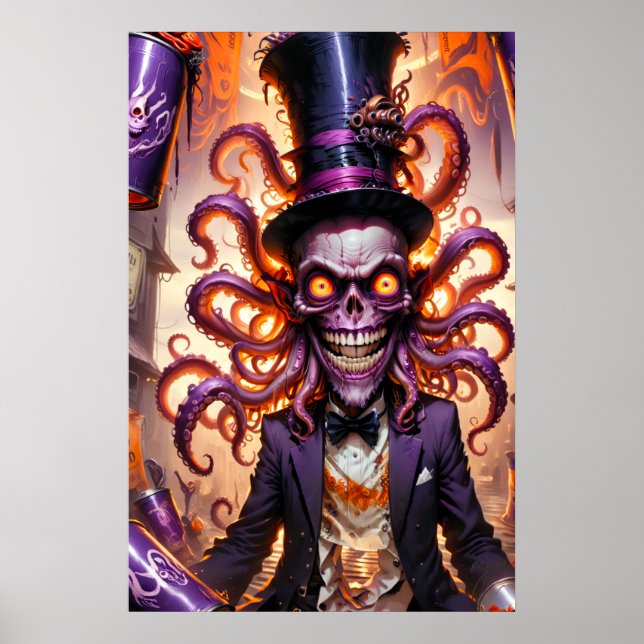 Kraken Monster Magiker Poster (Framsidan)