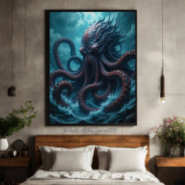 Kraken Monster Poster