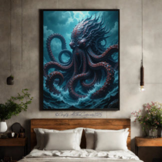 Kraken Monster Poster