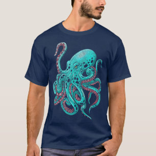 Kraken Octopus T Shirt