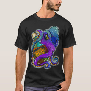 Kraken Pirat Liqueur Alcohol Shanty Rum Drink  T Shirt