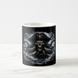 Kraken Pirate Skull Mug – Epic Sea Monster Pirate Kaffemugg