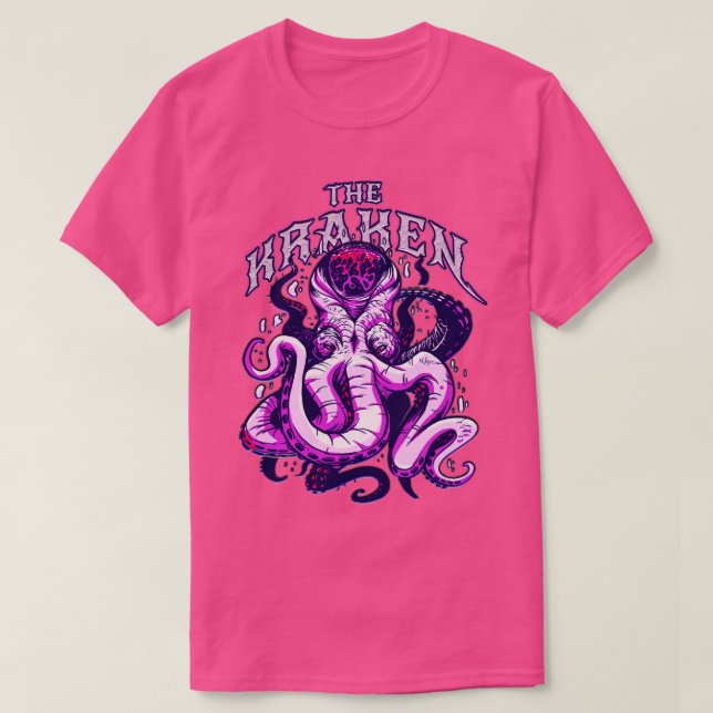 Kraken Sea Monster Greece Mythology Streetwear T Shirt (Design framsida)