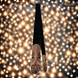 Kraken Steampunk Octopus Ornate Guld och Black Slips