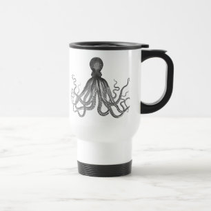 Kraken - svart bläckfisk/Cthulhu Resemugg