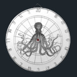 Kraken - svart jätte- bläckfisk/Cthulu Darttavla<br><div class="desc">bläckfisken kraken, "svartvitt", svarten, vit, att hota som är läskigt, steampunk, tentakel, tioarmad bläckfisk, varelsen, havet som är undervattens-, hav, vintage, victorianen, cthuluen, Octopi, "ångapunken", "science fiction", piraten, sjömannen som är industriell, geeken, maskinen, motorn, goth, gotiskt, gigantiskt, vatten-, nautiskt, geeky som är retro, monster, flottan, biologi, biologen, emoen som virvlar...</div>