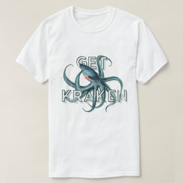 Kraken T-tröja T-shirt (Design framsida)