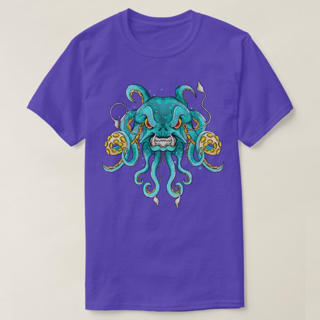 Kraken Underwater Monster Octopus Sea T Shirt (Design framsida)