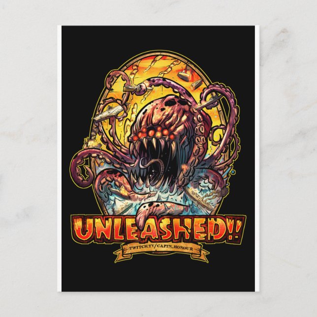 Kraken Unleaschad Vykort (Framsida)