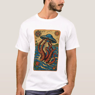 Kraken vs UFO: Den glömda kartan T Shirt