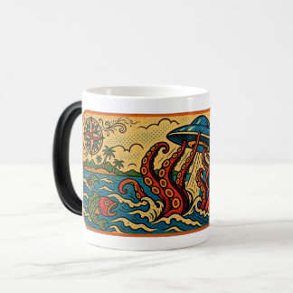 Kraken Vs. UFO - Kaffe Mugg