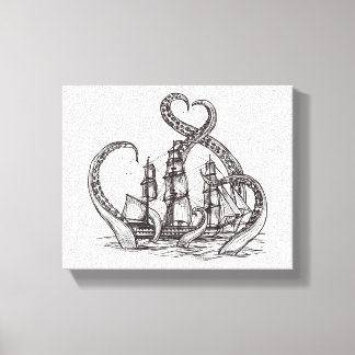 Kraken Wall Art | Kraken Art | KANVASTRYCK