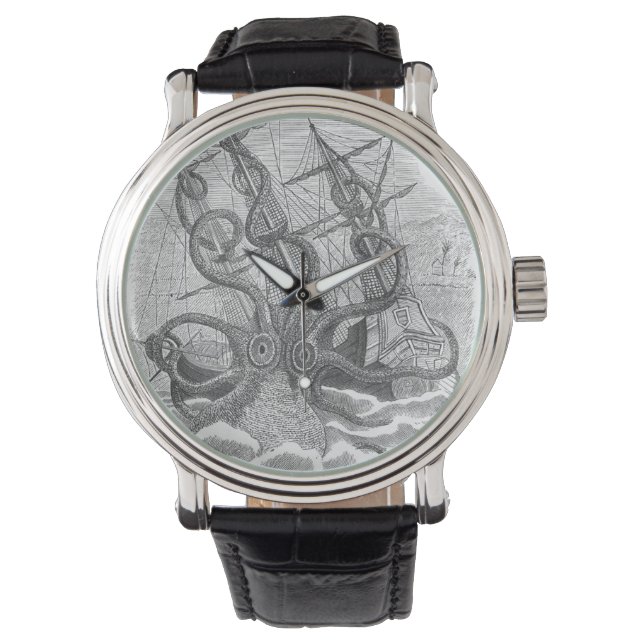 Kraken Watch - Toppen Storlek Sushi! Armbandsur (Framsida)