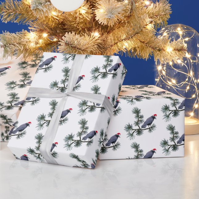 Kråkgran julpresentpapper presentpapper (Helgdagar)