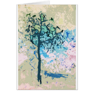 Kråkor Hälsningskort