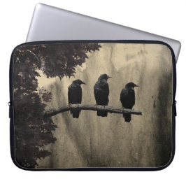 Kråkor Laptop Fodral