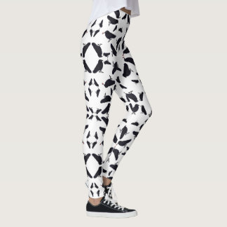 Kråkor med gifts- och presentkort leggings