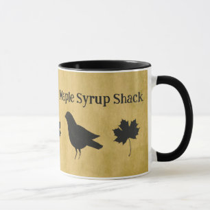 Kråkor och aple Löv Maple Syrup Business Mugg