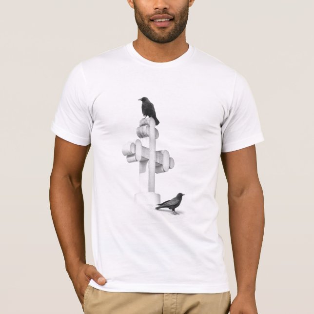 Kråkor på kor t-shirt (Framsida)