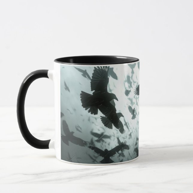 Kråkor, Ravens-kaffe Mugg (Vänster)