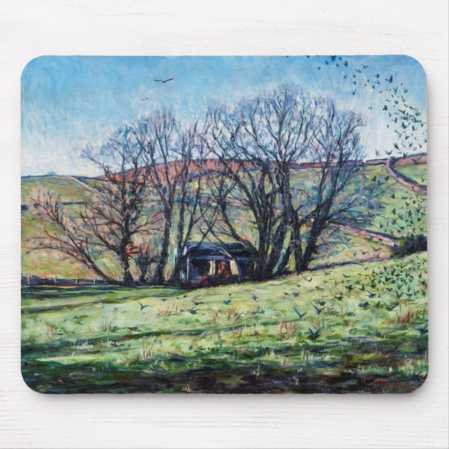 Kråkor stigning 2009 musmatta (Framsidan)