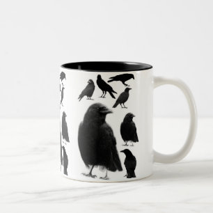 Kråkor Två-Tonad Mugg
