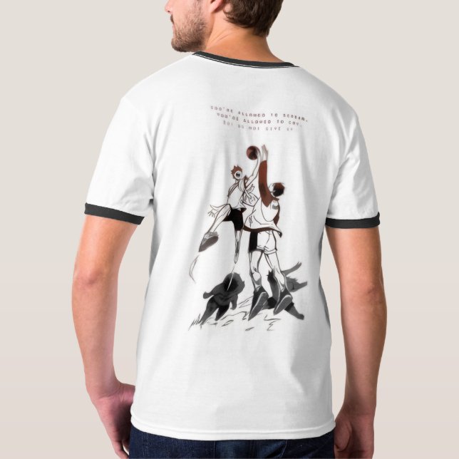 🏐Kråkor Volleybollanda T-shirt – Flyg Högt Editio (Hel baksida)