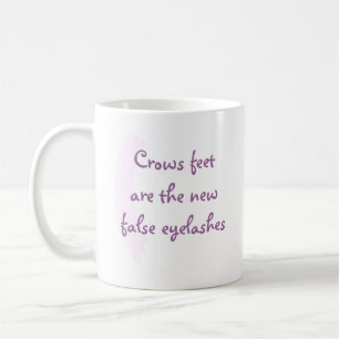 Kråkornas föda är de nya falskt eyelaserna kaffemugg