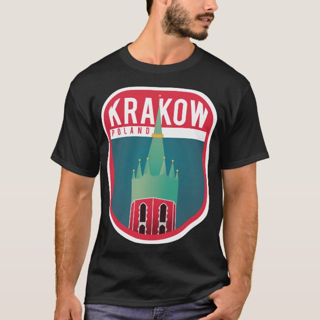 Krakow Badge T Shirt (Framsida)