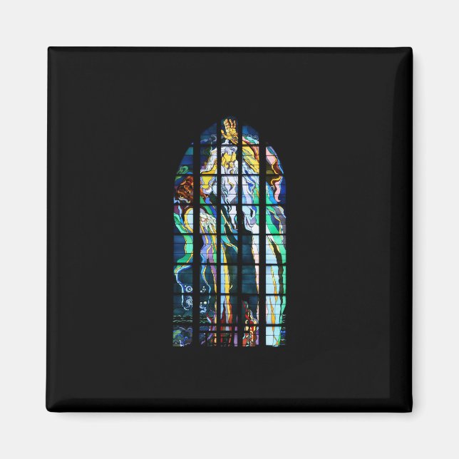 Krakow Church of St. Francis Stached Glass Magnet (Framsidan)
