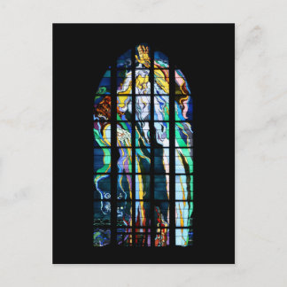 Krakow Church of St. Francis Stached Glass Vykort