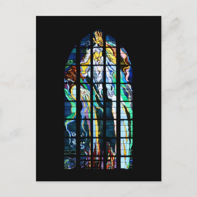 Krakow Church of St. Francis Stached Glass Vykort (Framsida)