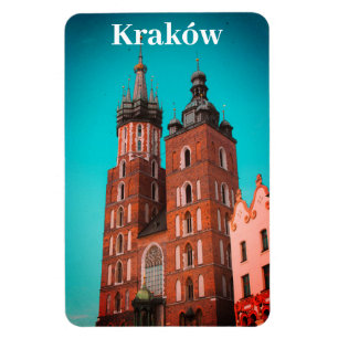 Krakow Europe Polen Polska Old Town Magnet