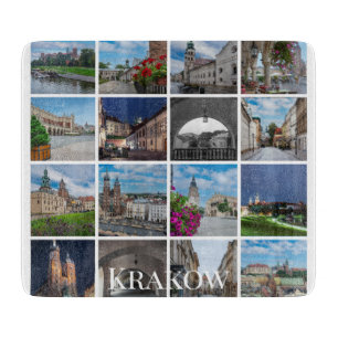 Krakow, gamla stadslandskap, Polen