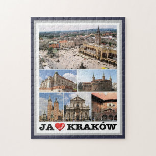 Kraków - I Kärlek - Polen - Pussel