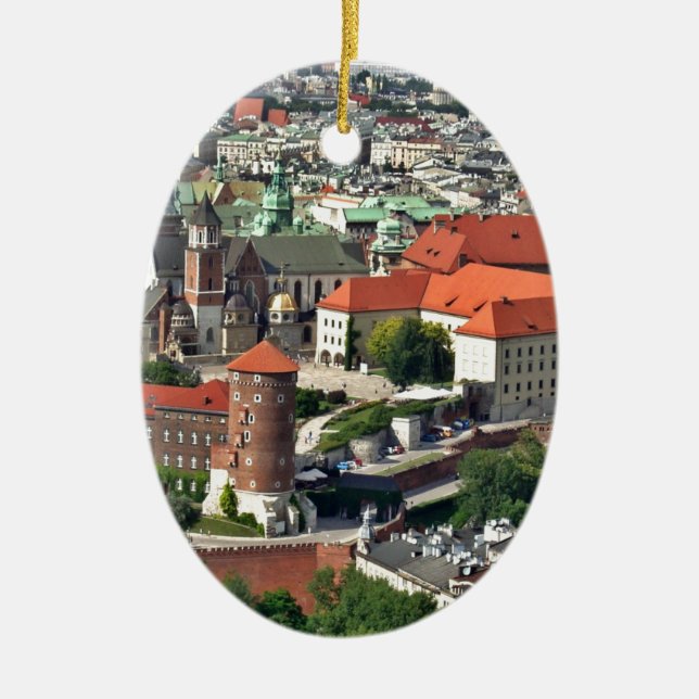 Kraków Julgransprydnad Keramik (Framsidan)