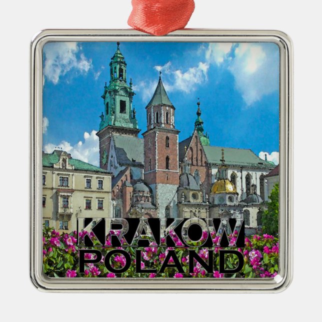 Krakow Julgransprydnad Metall (Framsidan)