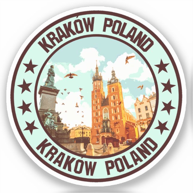 Kraków Klistermärken (Framsida)