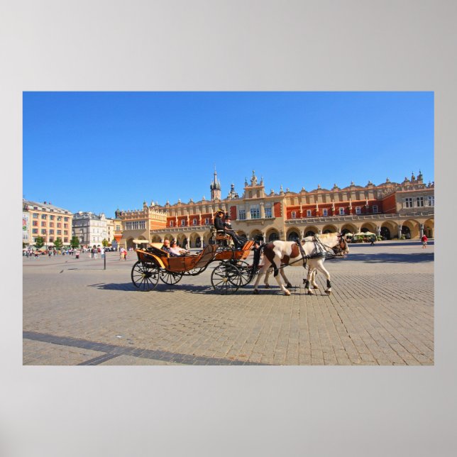 Krakow, Main Market, Polen Poster (Framsidan)