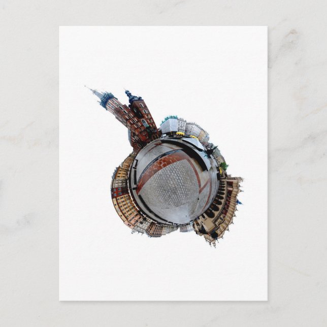 Krakow "Miniplanet" Vykort (Framsida)