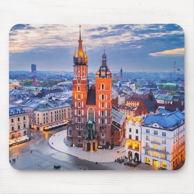 Krakow natt i Polen Musmatta (Framsidan)